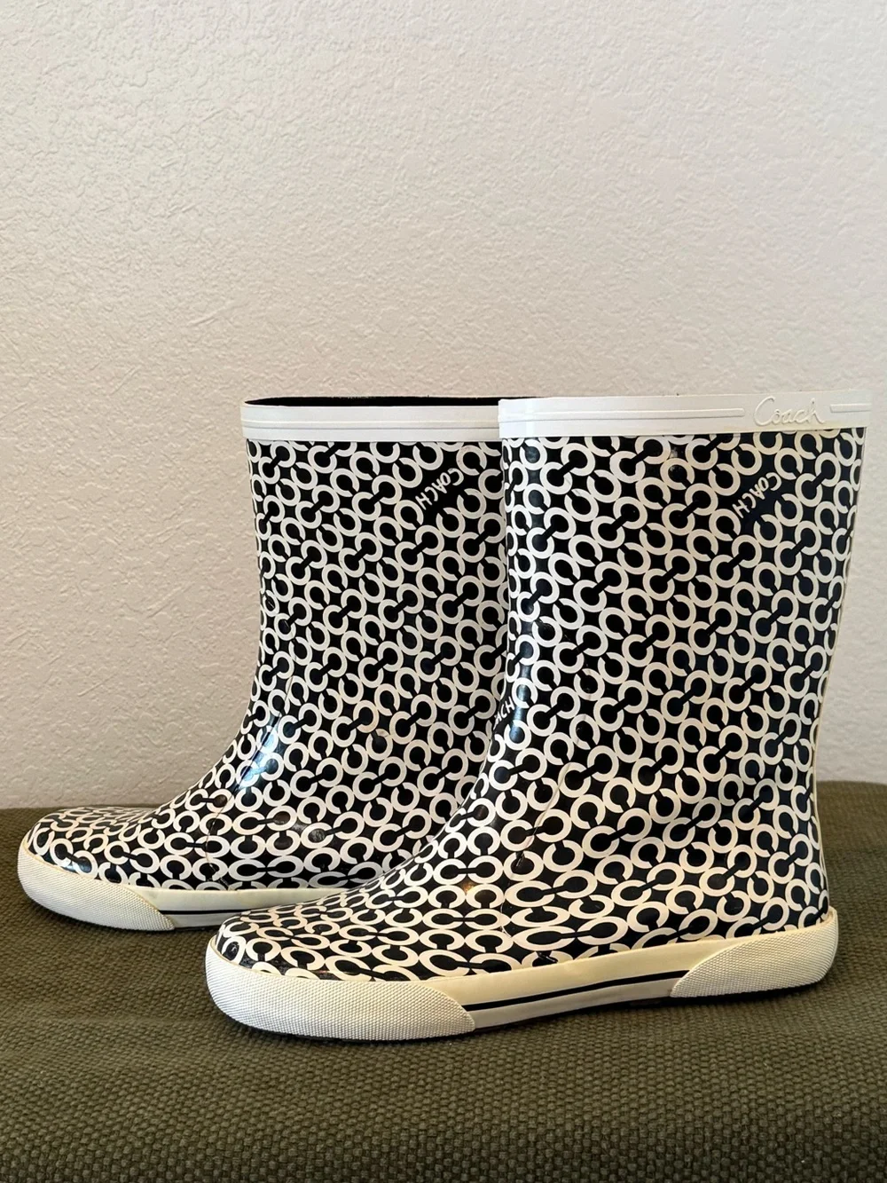 Coach Ursula Rain Boots Y2K
